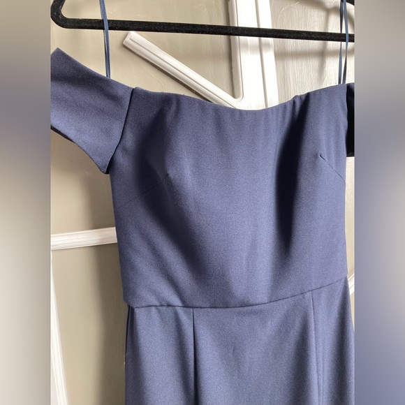 Amsale Eden Dress in French Blue - Picture 5 of 5